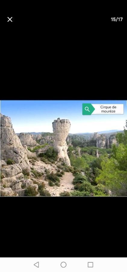 Appartement Paisible Entre Terre Et Mer Cabrieres  ภายนอก รูปภาพ