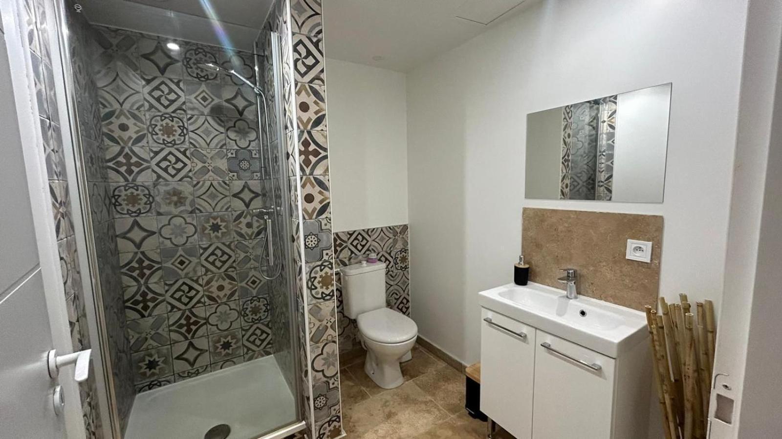 Appartement Paisible Entre Terre Et Mer Cabrieres  ภายนอก รูปภาพ